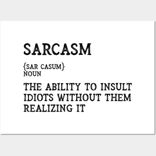 The Definition of Sarcasm - Funny and Sarcastic Posters and Art